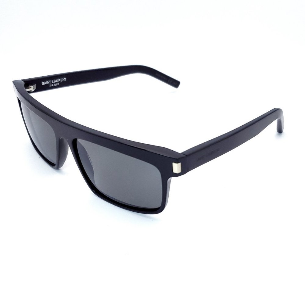 NEW Saint Laurent Rectangular Sunglasses SL 246 001 Black 57mm